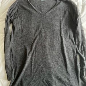 Old Navy Charcoal Gray V-Neck Sweater